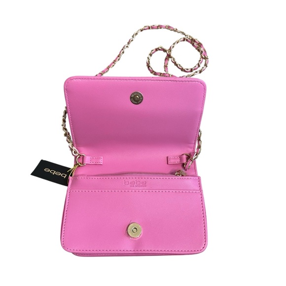bebe Sophia Crossbody Bag Bubblegum - Picture 13 of 16